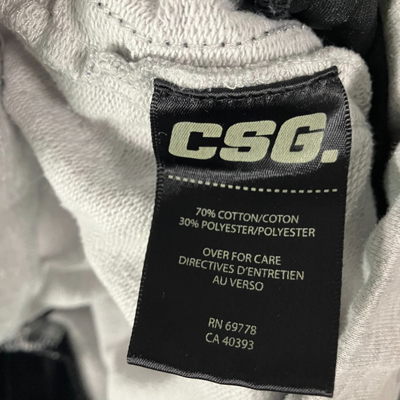 Lot of 2 CSG Shorts Men’s Large Gray & Navy Drawstring Athletic Casual - Picture 16 of 16